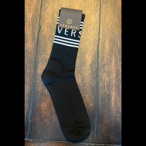 Versace Calf Length Socks NWT
